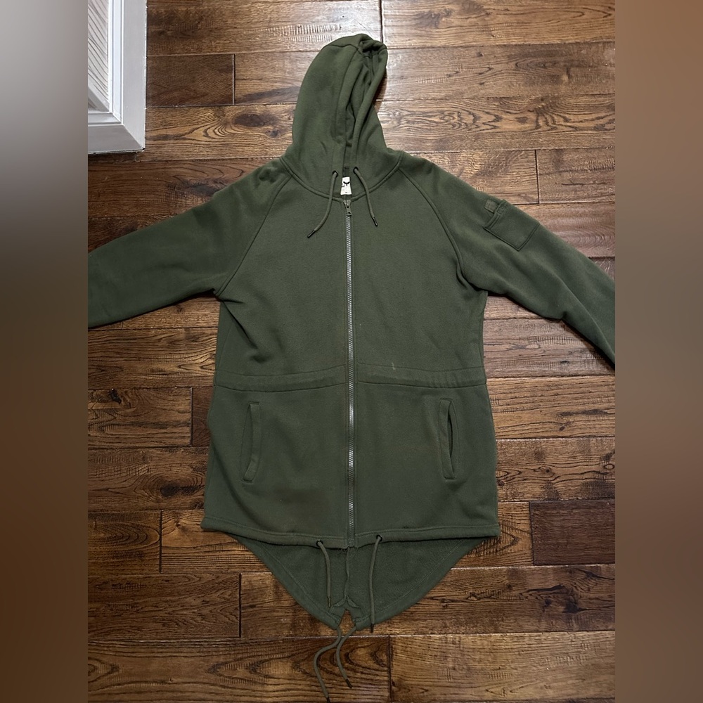Green Zip-Up Hoodie